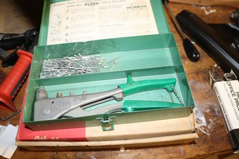 Elgen Metal Riveter Kit With Hand Tool And Rivets