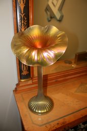 Incredible Lundberg Studios Jack-in-the-Pulpit Large Vase Mint Condition 17 Inches Tall 10 Wide