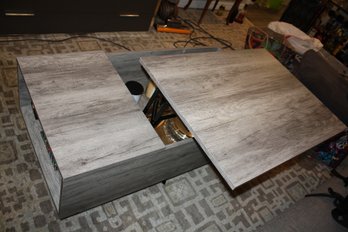 Lift-Top Coffee Table With Hidden Storage
