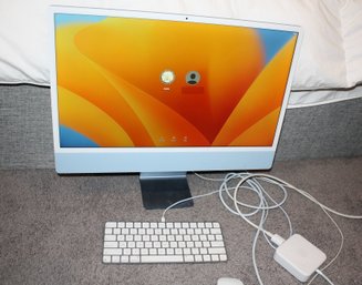 Apple IMac A2438 24-inch IMac (M1, 2021) Model ICLOUD LOCKED UNKNOWN PASSWORD PARTS ONLY! Keyboard And Mouse