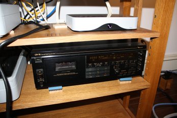 Nakamichi CR-7A 3-Head Cassette Deck With Auto Azimuth Calibration WORKING With POWER CORD ONLY