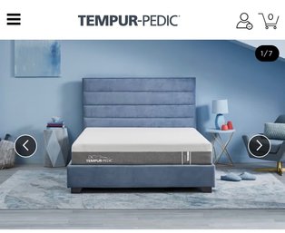 Tempur-Pedic TEMPUR-Cloud Mattress King Medium $2,600 MSRP Only A Few Years Old Needs Stain Removed Via Steam