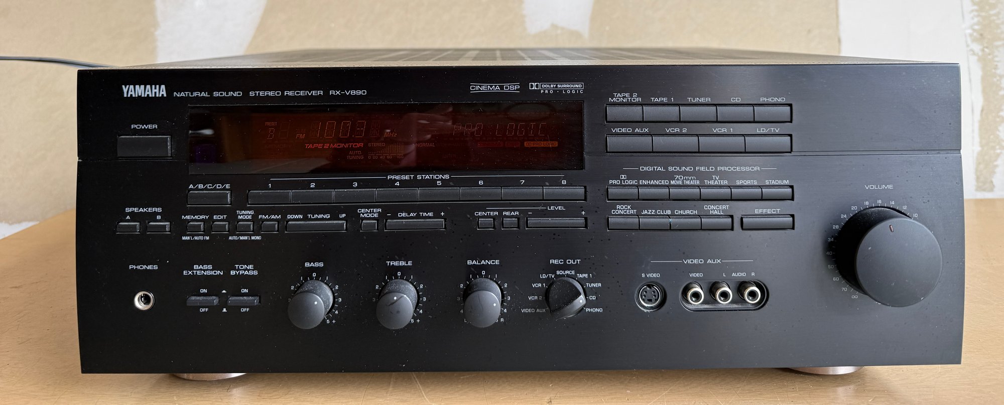 YAMAHA RX-E600 NATURAL Stereo Receiver mini Verstärker, Heim-Audio