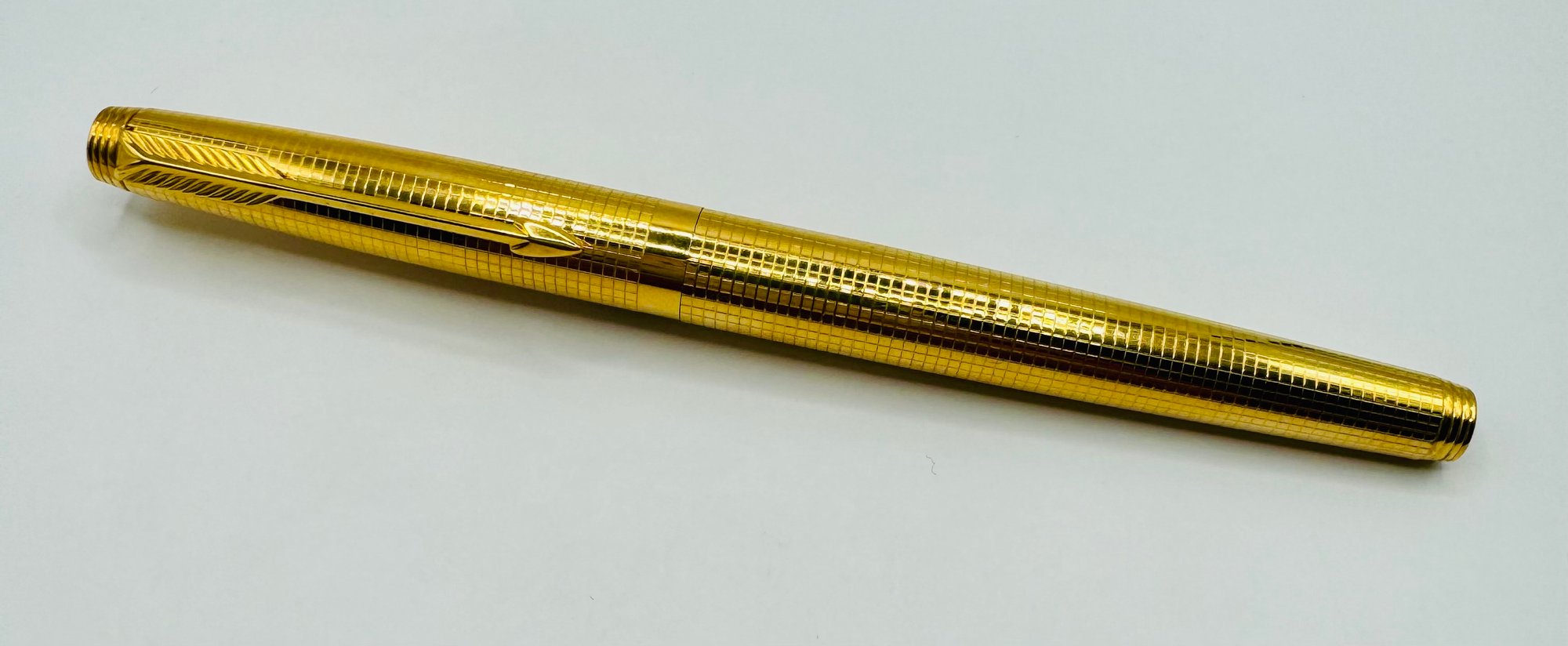 Vintage Parker 14K Gold Filled Fountain Pen With 14k Gold Nib #162622 ...