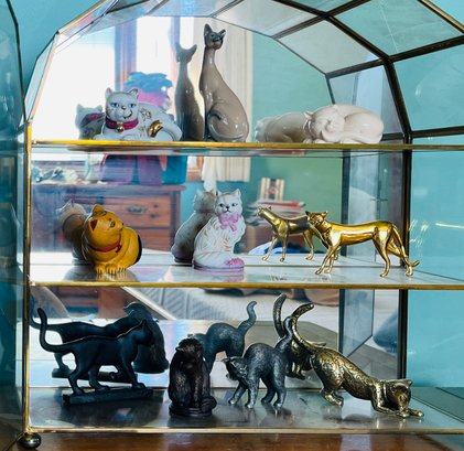 Franklin Mint Curio Cabinet Cats 9体セット The Curio Cabinet Cats Collection - The Franklin Mint -- GALLE