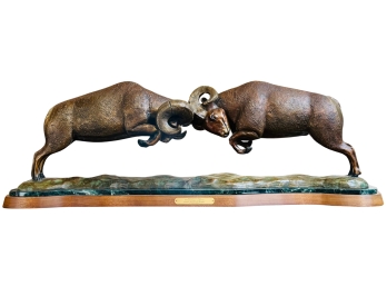 Dawn Weimer Rocky Mountain Rumble Monument At CSU Hughes Stadium Limited Edition 15/15 Almost 5 FOOT WIDE