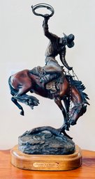 'Reaching New Heights' Bronze Sculpture 1/35 -Signed By Linda S. Stewart