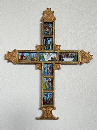 Danbury Mint 3-D Life Of Christ Cross