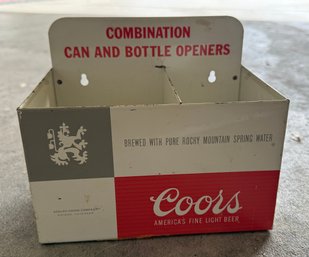 Vintage Coors Display - Combination Can & Bottle Openers Giveaway