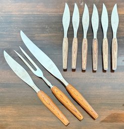 Moda Danish Carving Set With Matching Steak Knives