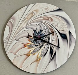 Large Marbalized Wall Clock