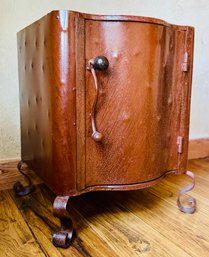 Bombay French Nightstand In Metal 1 Of 2