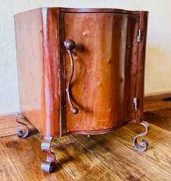 Bombay French Nightstand In Metal 2 Of 2