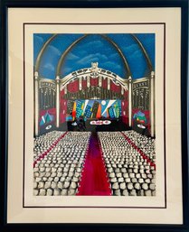 'Dress Rehearsal' By Artist Linnea Pergola Serigraph Numbered Limited Edition 45/50