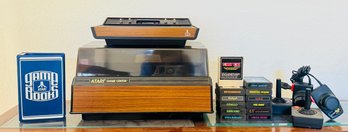 Atari 2600 '4-switch' Model With Games And Accessories Including The Game Center