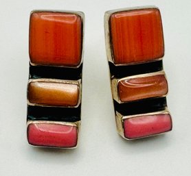 Spiny Oyster Sterling Silver Earrings