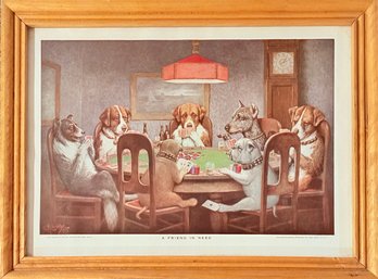 'A Friend In Need' Framed Print By Cassius Marcellus Coolidge