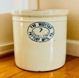 Western Pottery Number 2 Stoneware Crock