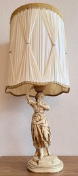 Vintage Early 20th Century Style Female Base Table Lamp