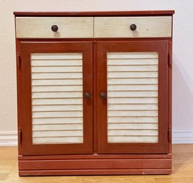 Small Shutter Door Cabinet