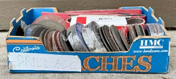 Assortment Of Grinding Wheels, Belts, And More