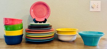 Large Fiestaware Assorted Colors Lot