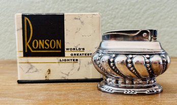 Vintage Ronson Silver Plated Lighter