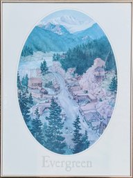 Evergreen Colorado Framed Poster