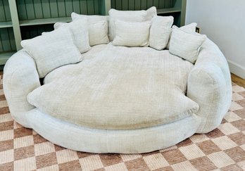 Oversized Round Chaise Lounge Sofa 'cloud Couch'