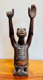 Hand-carved Wooden Fertility Sculpture