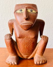 Wooden Sculpture Palauan 'monkey-man' Figure