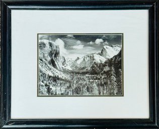 Ansel Adams Photograph Titled 'Yosemite Valley, Winter'