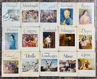 15 Vintage Abrams Art Books With Removable Color Prints