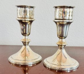 Vintage Towle Sterling Silver Weighted Candlestick Holders