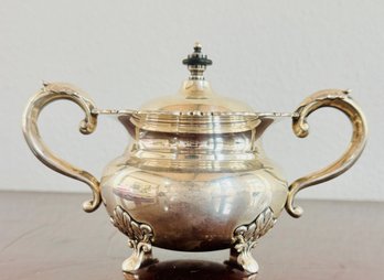 Victorian Sterling 950 Silver Sugar Bowl