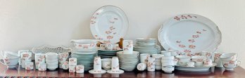 Porcelain Fine China Set Fukagawa Arita Brand In Japan  'Maple' Pattern Pattern Number 905