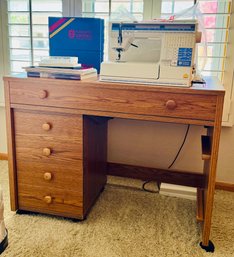 Huskvarna Viking Sewing Machine Cabinet