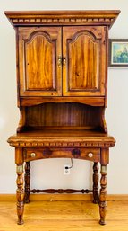 Early American Style Hutch With Desk