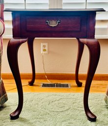 Ethan Allen Solid Cherry End Table