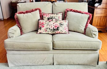 Sage Green Ethan Allen Loveseat