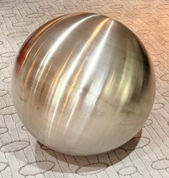 Brushed Stainless Steel Hollow Sphere Metal Gazing Ball