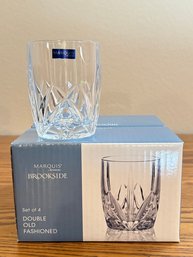 NEW Marquis By Waterford - Brookside Double Old Fashioned Glasses -set Of 4