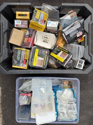 Large Bin Of Screws And Fasteners