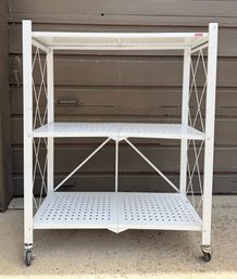 DEANIC Foldable Metal Storage Shelving Unit
