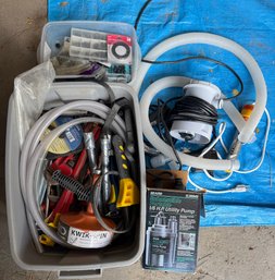 Plumbing Supplies - Snake, Pumps, Tubing