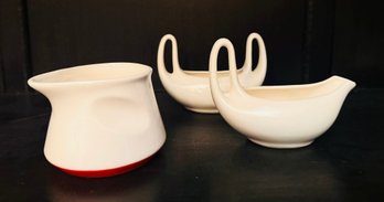 Vintage Mid Century Holt Howard Creamer And Gravy Boats