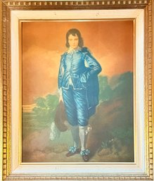 Print Of Thomas Gainsborough's Famous 1770 Oil Painting, The Blue Boy