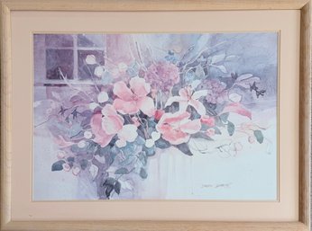 Floral Watercolor Print By Dawna Barton