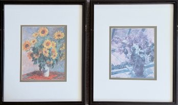 Pair Of Floral Framed Prints