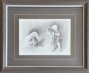Framed Sketch Print By Eckenstein, 1982